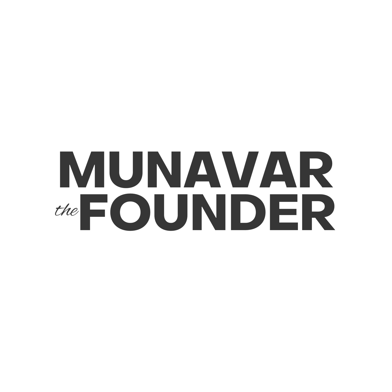 Munavar the Founder logo